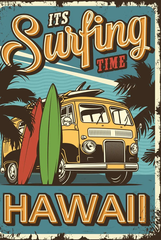 Tablou Canvas - Surfing Vibes