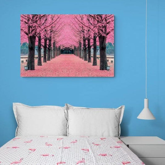 Tablou Canvas - Eleganta Fluorescenta a Copacilor - Zibo.ro