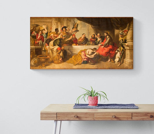 Tablou Canvas - Isus si Maria Magdalena