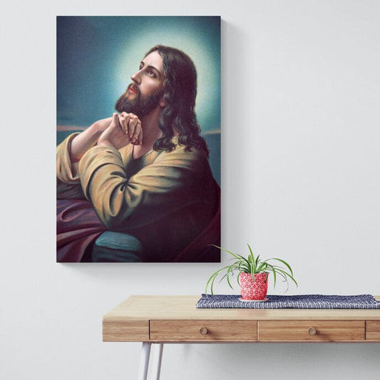 Tablou Canvas - Isus in Rugaciune