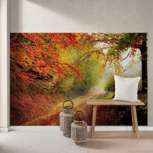 Tapet textil 1,5 X 2,2 m "Ulita de toamna 1"