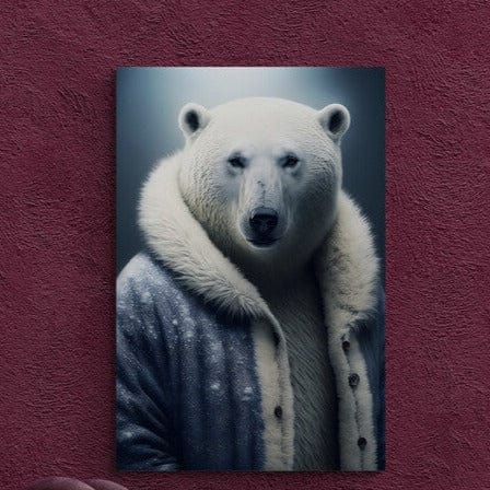 Tablou Canvas - Urs Polar Imbracat