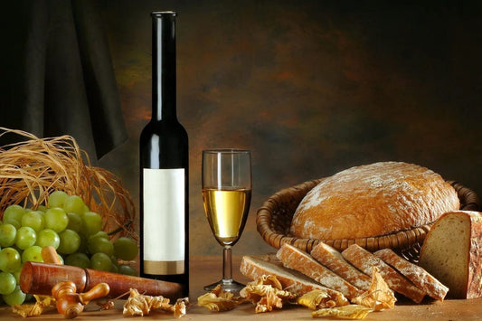 Tablou Canvas - Vin Alb