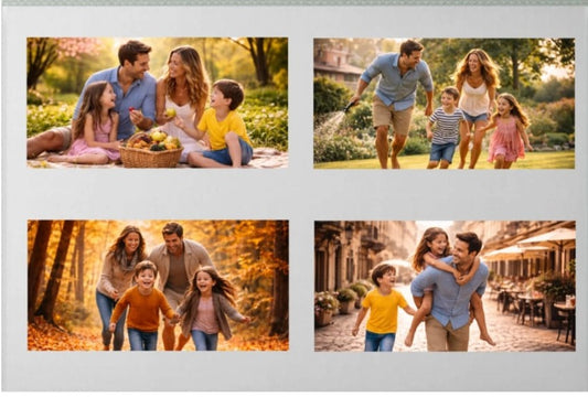 Tablou landscape personalizat Colaj de 4 poze landscape