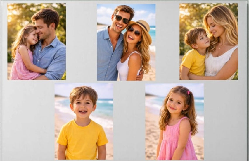 Tablou personalizat Colaj de 5 poze landscape - Zibo.ro