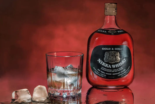 Tablou Canvas - Whisky cu Gheata