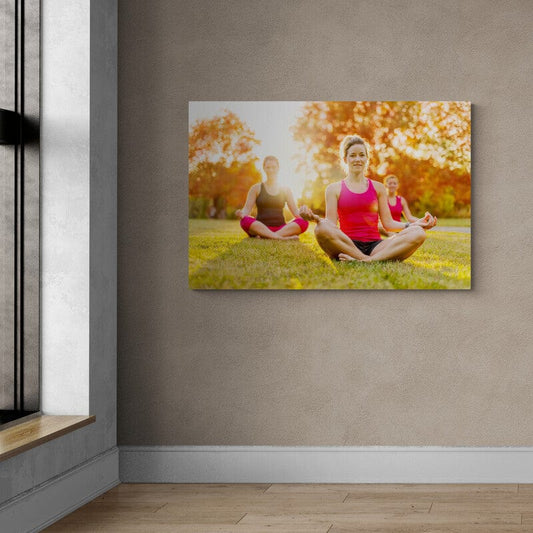 Tablou Canvas - Yoga in Parc - Zibo.ro