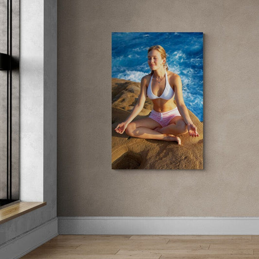 Tablou Canvas - Yoga pe Malul Marii - Zibo.ro