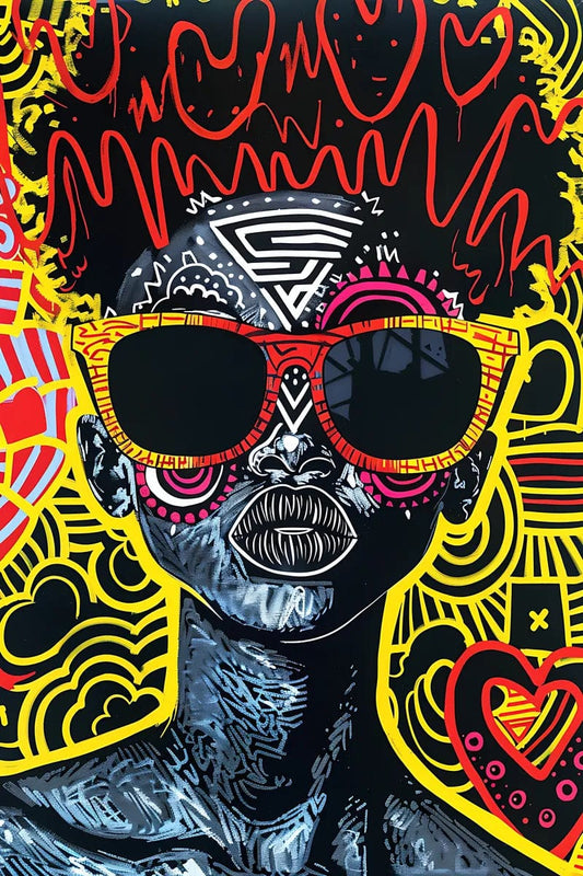 Tablou Canvas - Afro 143 Elegant si Modern