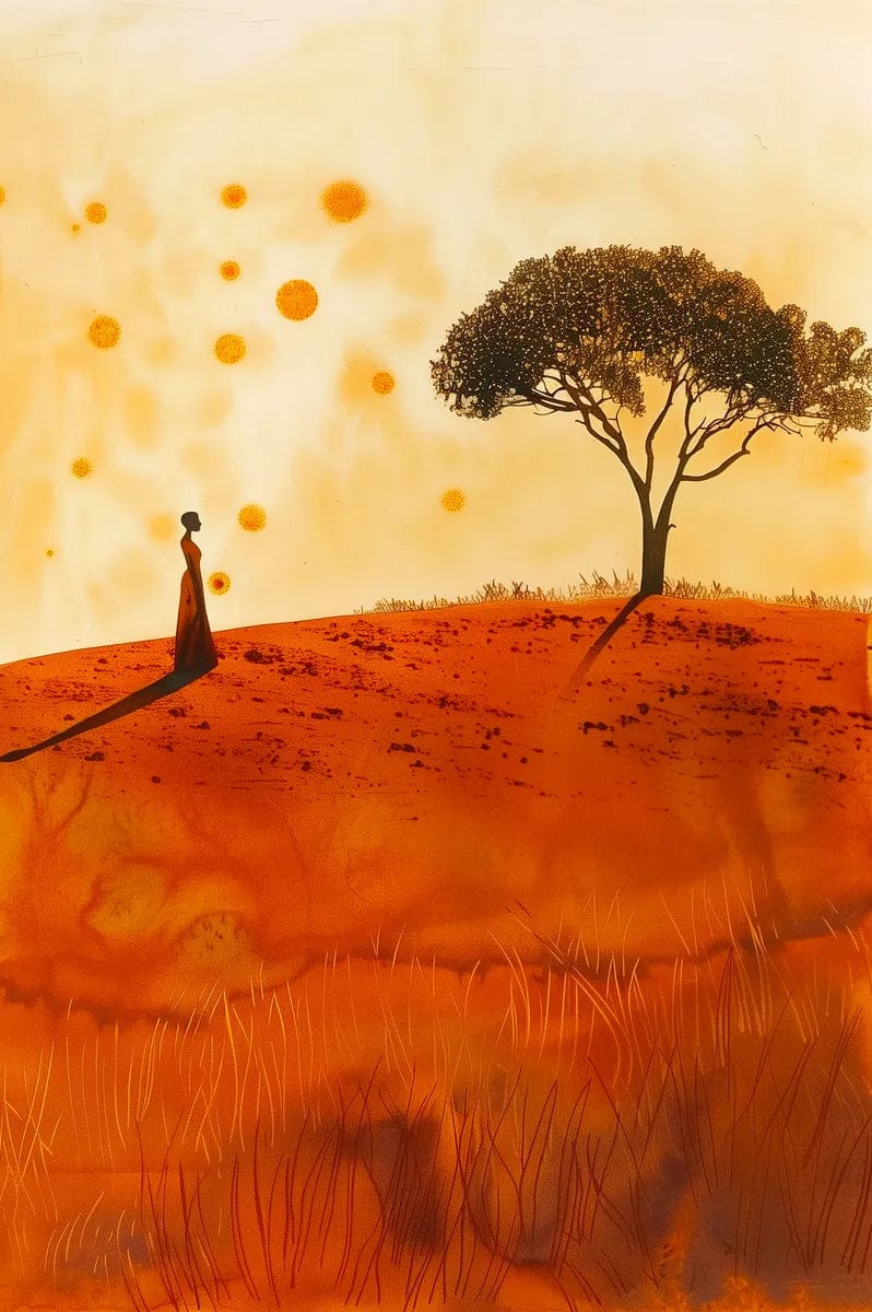 Tablou Canvas - Elegant Afro 54