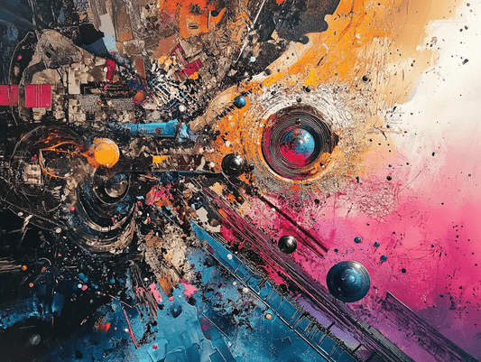 Tablou Canvas - Abstract color in Univers