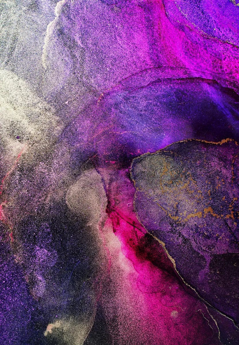 Tablou Canvas - Abstract culori mov-rosu