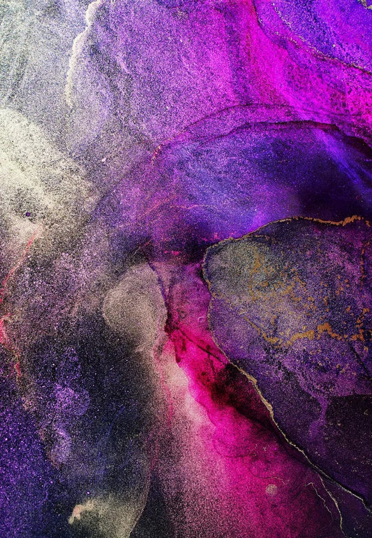 Tablou Canvas - Abstract culori mov-rosu