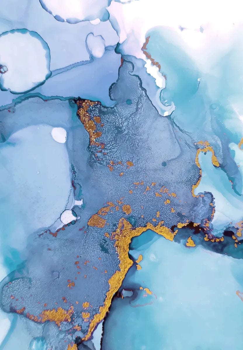 Tablou Canvas - Abstract de nuante bleumarin