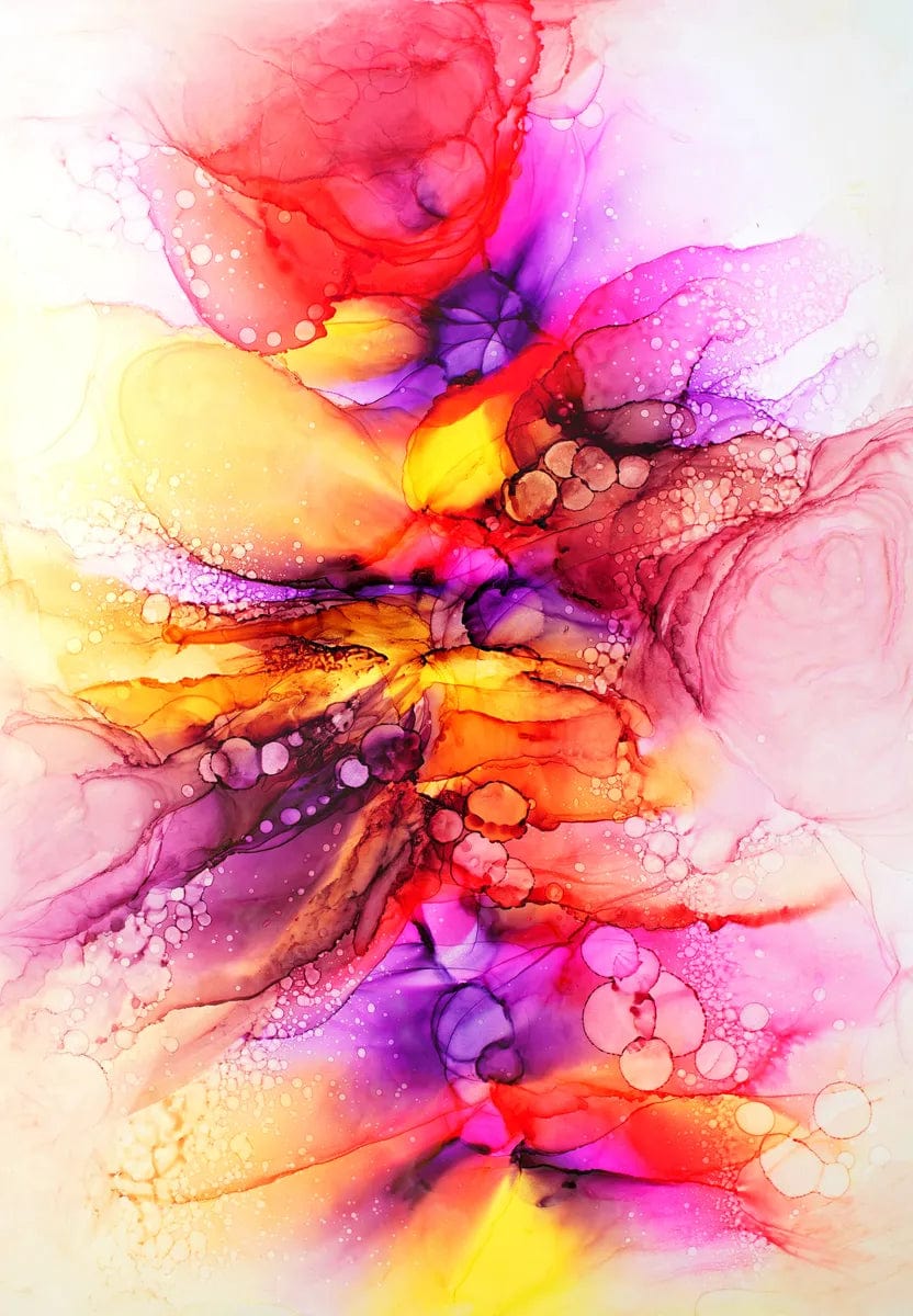 Tablou Canvas - Eleganta Vibranta Abstracta