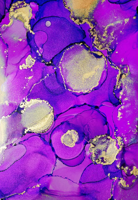 Tablou Canvas - Abstract pelicular pe fond Mov