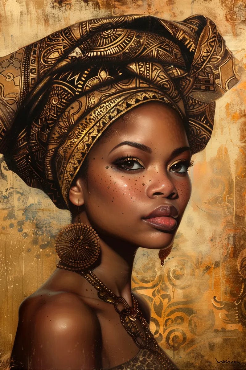 Tablou Canvas - Afro 008
