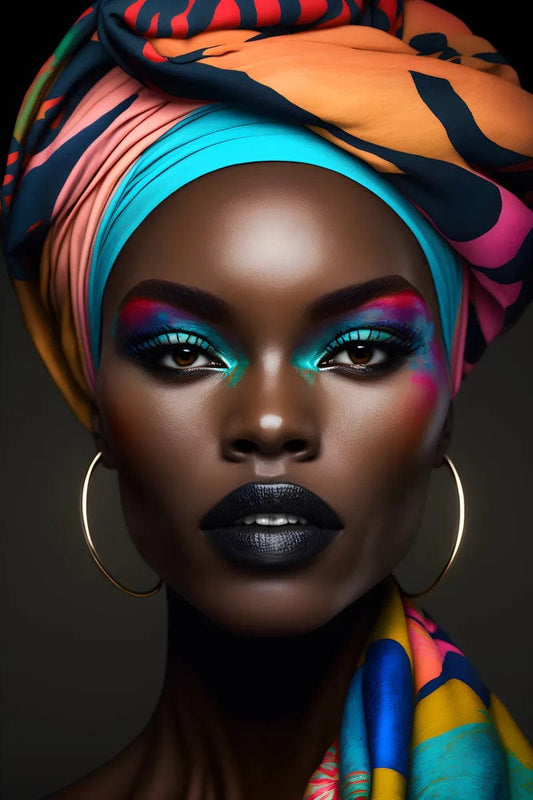 Tablou Canvas - Afro 136 Elegant si Rafinat