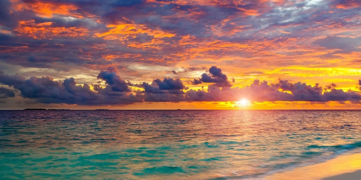 Tablou Canvas - Asfintit pe Mare Albastra