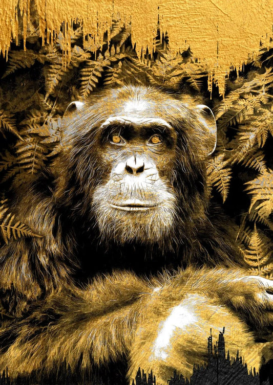 Tablou Canvas - Gold&Black 18