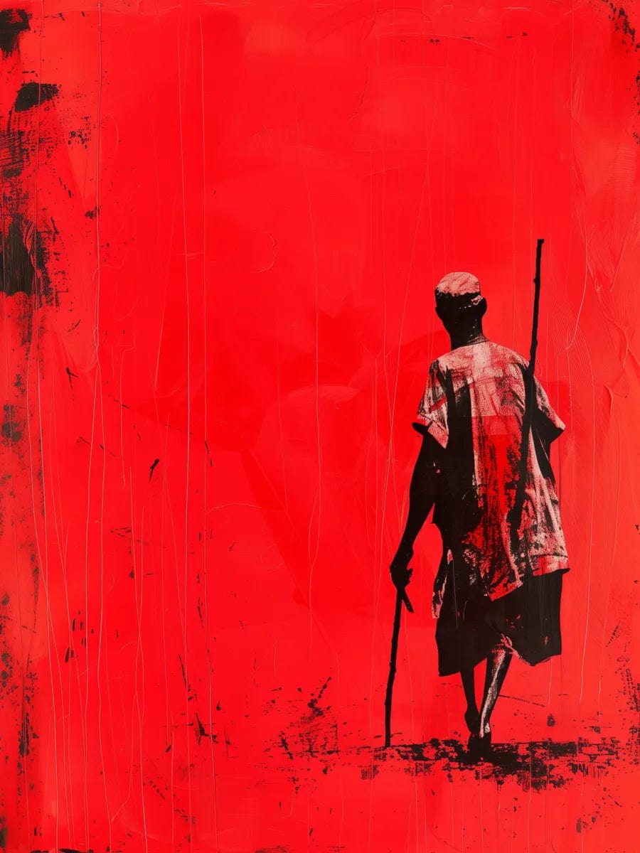 Tablou Canvas - Afro 45 Eleganta in Culori Vibrante