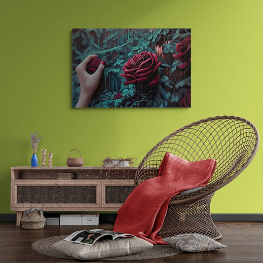 Tablou Canvas - La cules de trandafiri