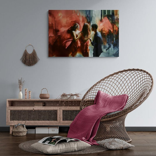 Tablou Canvas - Dans Abstract Trei