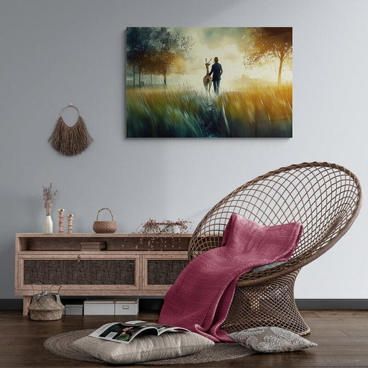 Tablou Canvas - La Plimbare Prin Savana