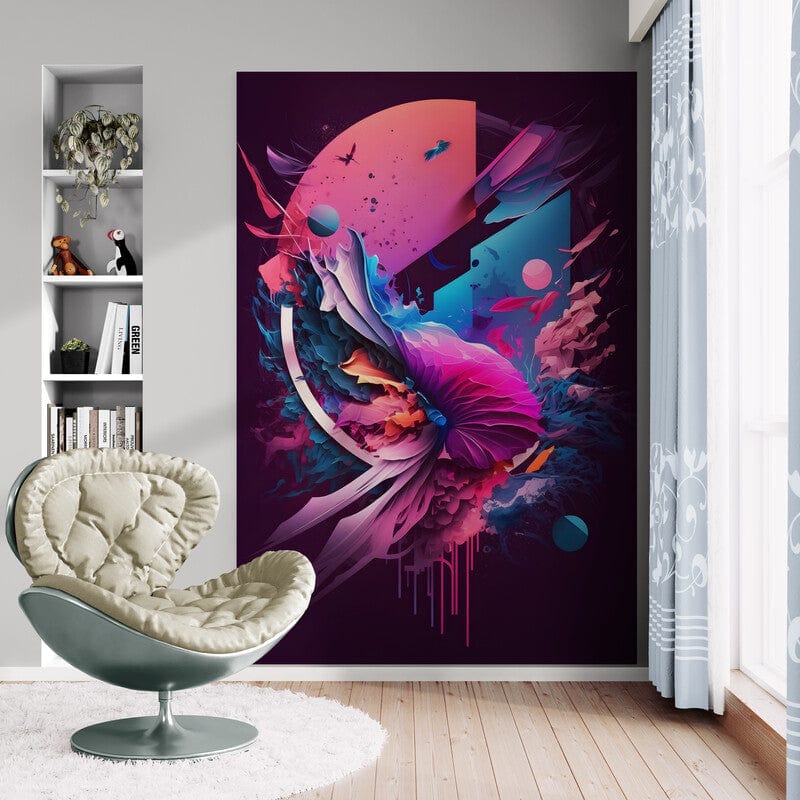 Tapet textil 1,5 X 2,2 m "Abstract dinamic"