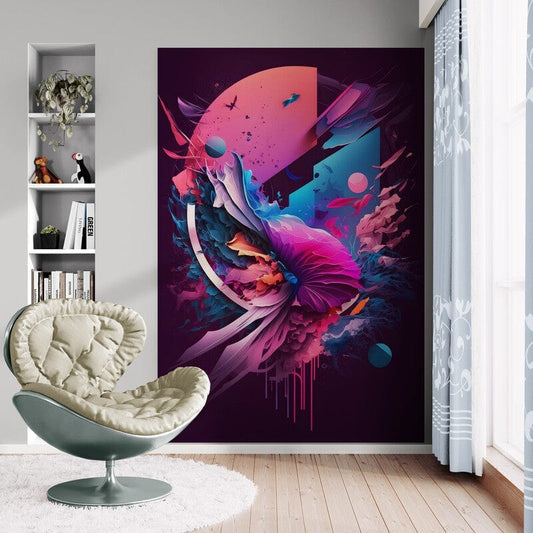 Tapet textil 1,5 X 2,2 m "Abstract dinamic"