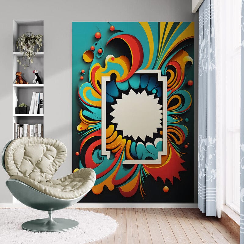 Tapet textil 1,5 X 2,2 m "Abstract fotografie in culori"