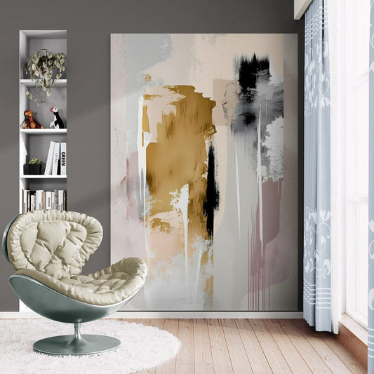 Tapet textil 1,5 X 2,2 m "Abstract gri"