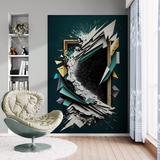 Tapet textil 1,5 X 2,2 m "Abstract in cioburi"