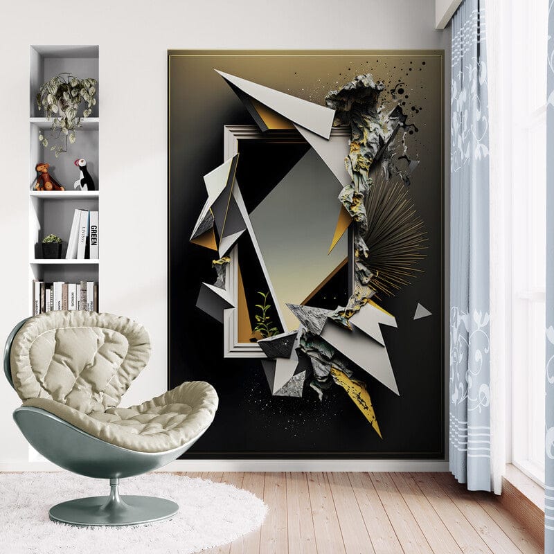 Tapet textil 1,5 X 2,2 m "Abstract cioburi"