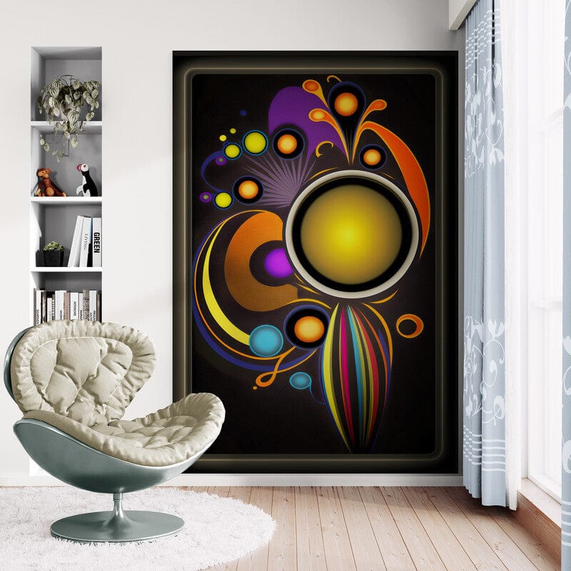 Tapet textil 1,5 X 2,2 m "Abstract color"