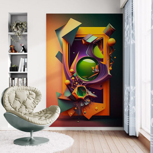 Tapet textil 1,5 X 2,2 m "Abstract culori"