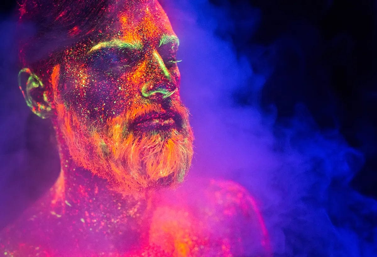 Tablou Canvas - Fluo Man 2