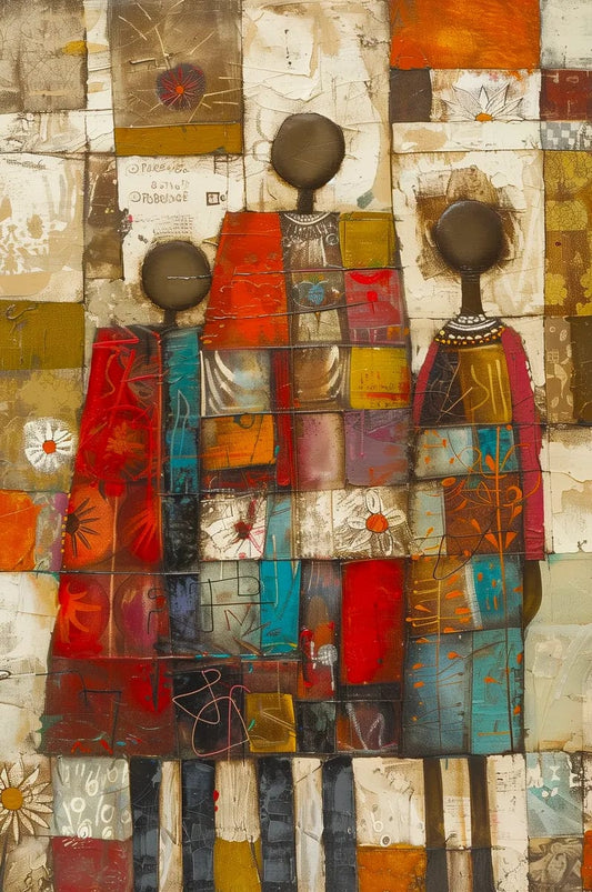 Tablou Canvas - Eleganta Rafina Afro 70