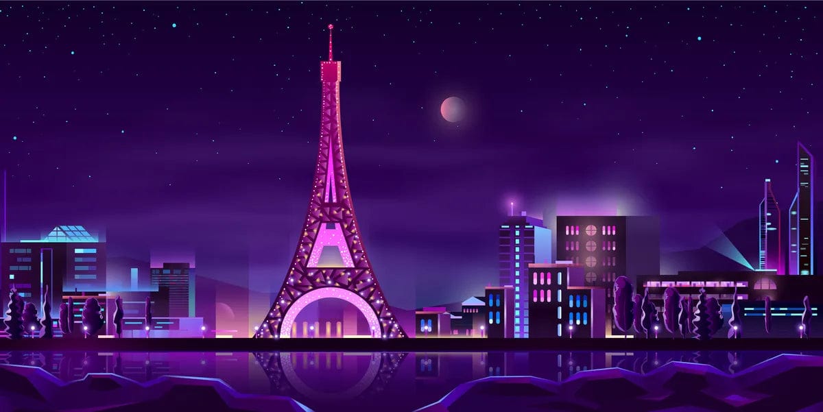 Tablou Canvas - Peisaj Citadin Abstract 4