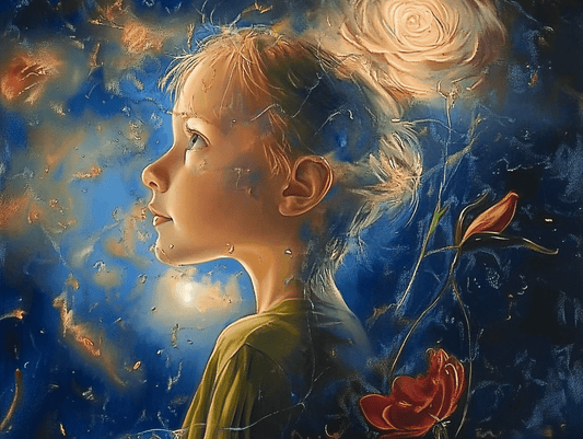 Tablou Canvas - Chip de Fetita Abstract