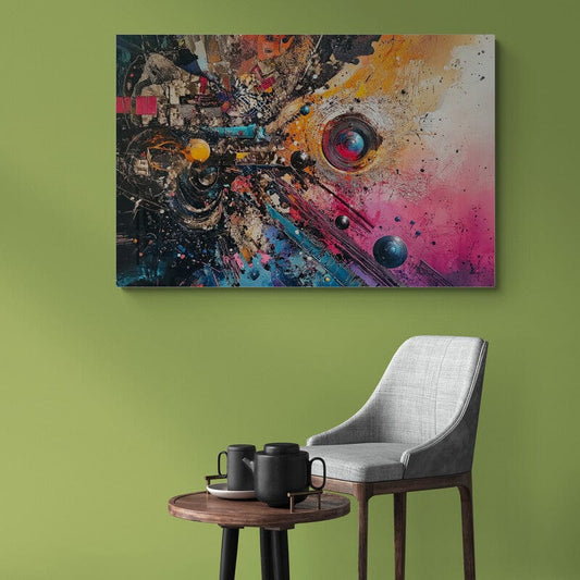 Tablou Canvas - Abstract color in Univers