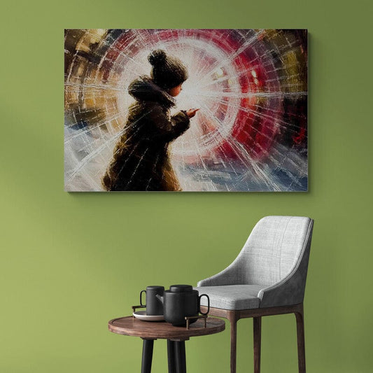 Tablou Canvas - Baietel spre Univers