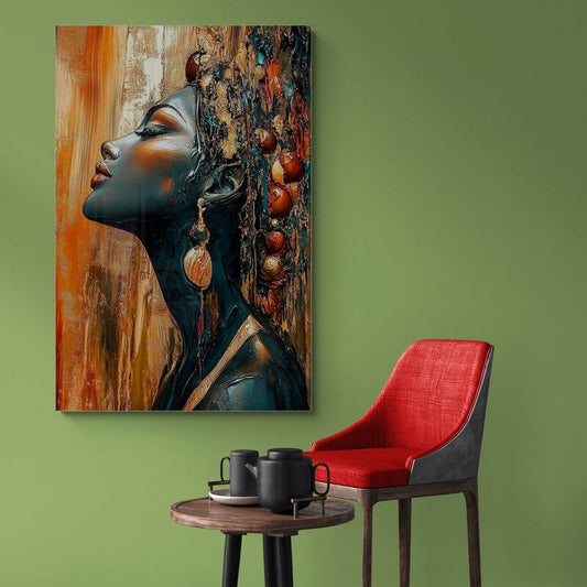 Tablou Canvas - Printesa Africana