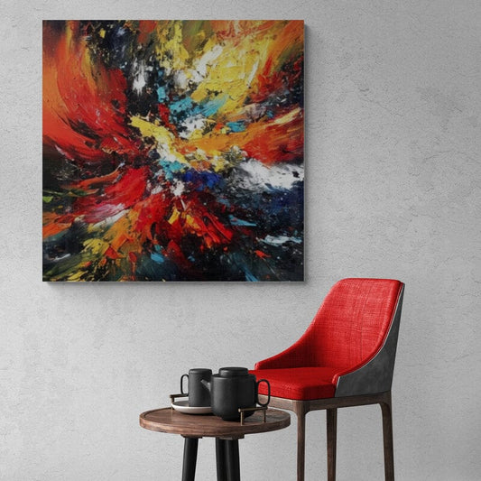 Tablou Canvas - Multicolor Abstract Superb