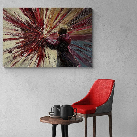 Tablou Canvas - Copil spre Univers