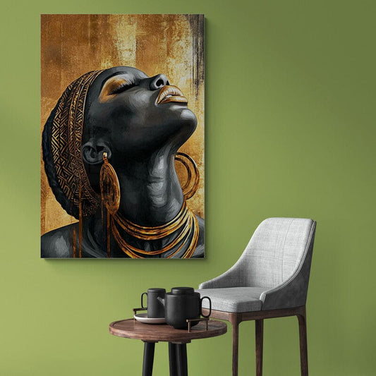 Tablou Canvas - Chip Feminin African