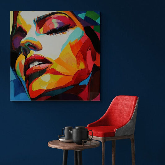 Tablou Canvas - Chip Abstract Multicolor