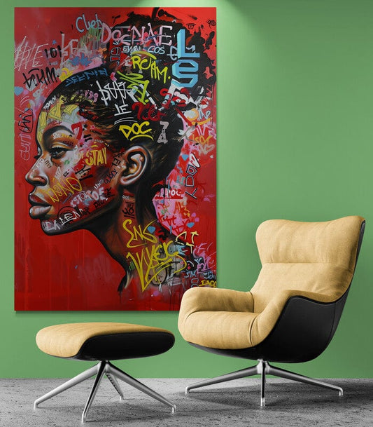 Tablou Canvas - Afro 144 Eleganta Rafinatei pentru Interior