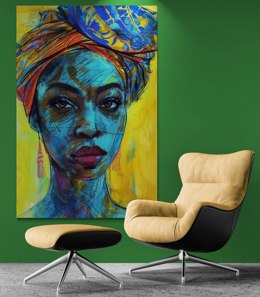Tablou Canvas - Afro 10 Elegant Modern
