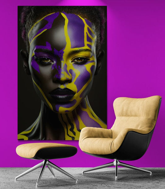 Tablou Canvas - Afro 125 Eleganta Captivanta